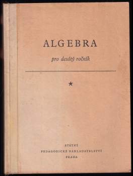 Algebra pro desátý ročník