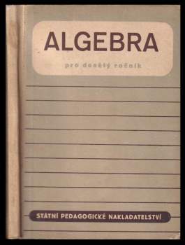 Algebra pro desátý ročník