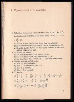 Rudolf Horáček: Algebra pro devátý ročník