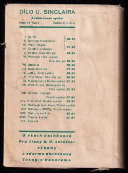 Upton Sinclair: Alkohol