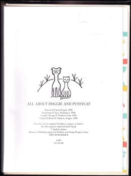 Josef Čapek: All about doggie and pussycat