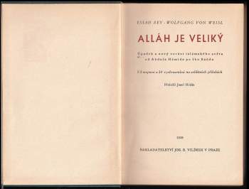 Bey Essad: Alláh je veliký