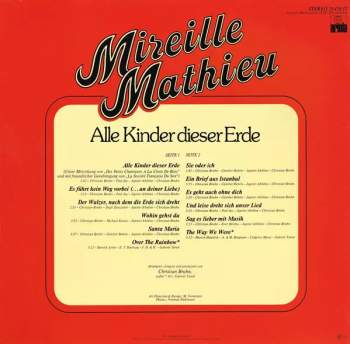 Mireille Mathieu: Alle Kinder Dieser Erde