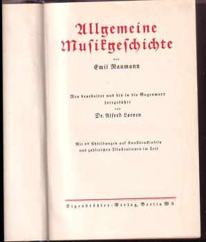 Emil Wilhelm Robert Naumann: Allgemeine Musikgeschichte