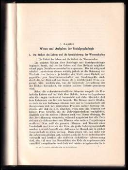 Richard Müller-Freienfels: Allgemeine Sozial- und Kulturpsychologie