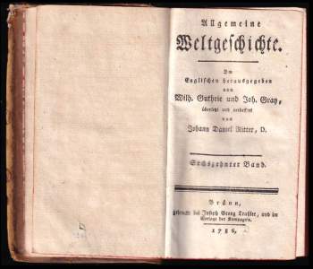 John Gray: Allgemeine Weltgeschichte