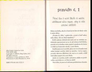 Meg Cabot: Allie Finklová - holčičí pravidla