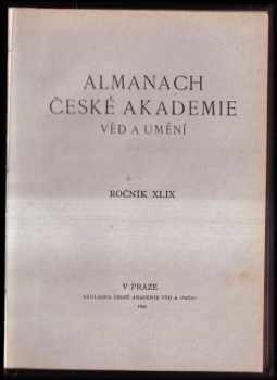 Almanach České akademie věd a umění