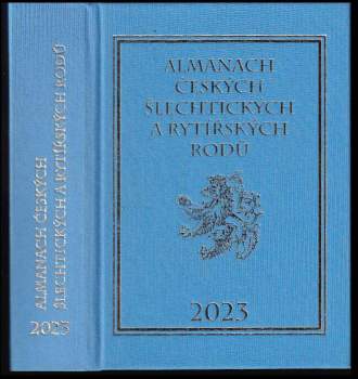 Miloslav Sýkora: Almanach českých šlechtických a rytířských rodů 2023