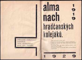 Almanach hradčanských kolejáků