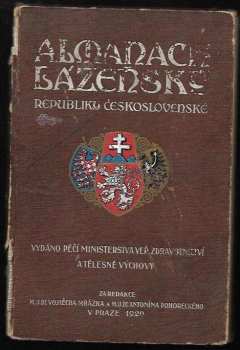 Vojtěch Mrázek: Almanach lázeňský republiky Československé