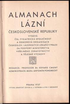 Almanach lázní Československé republiky