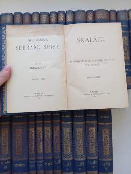Alois Jirásek: Alois Jirásek 32X Maloměstské historie + Za bouře i klidu + Skaláci + Poklad + Mezi proudy 1-3 + Drobné povídky a obrázky + Sousedé ; Pandurek + Z různých dob 1-3 + Skály + Na ostrově + Na dvoře vévodském  + Zahořanský hon a jiné + Proti všem + Psohlavci + Bratrstvo 1-3 + U nás 1-2+ Temno + Rozmanitá prosa 1-2 + Domů a jiné obrázky + F.L. Věk 1-5