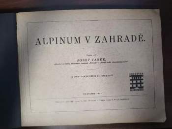 Alpinum v zahradě