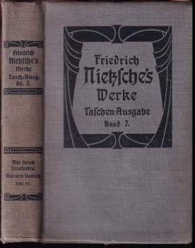 Friedrich Nietzsche: Also sprach Zarathustra