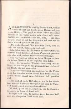 Nietzsche Friedrich: Also sprach Zarathustra - Tak pravil Zarathustra v NJ