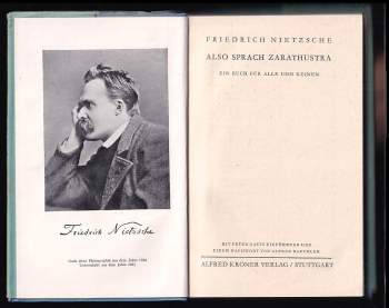 Nietzsche Friedrich: Also sprach Zarathustra - Tak pravil Zarathustra v NJ
