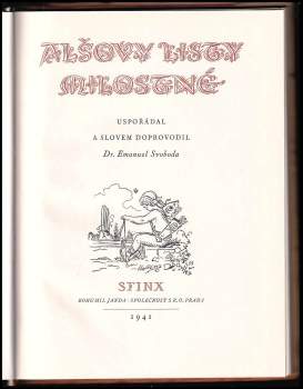 Mikoláš Aleš: Alšovy listy milostné