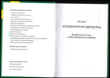 Jiří Janča: Alternativní medicína