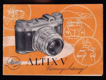 Altissa Altix V - Bedienungs Anleitung