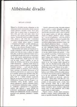 William Shakespeare: Alžbětinské divadlo