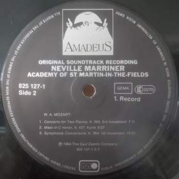 Wolfgang Amadeus Mozart: Amadeus (Original Soundtrack Recording) (2xLP)