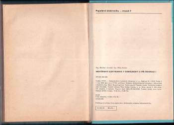 Miroslav Arendáš: Amatérská elektronika v domácnosti a při rekreaci I