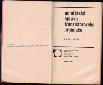 Karel Novák: Amatérská oprava tranzistorového přijímače
