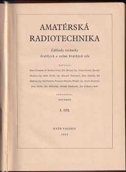 Josef Sedláček: Amatérská radiotechnika