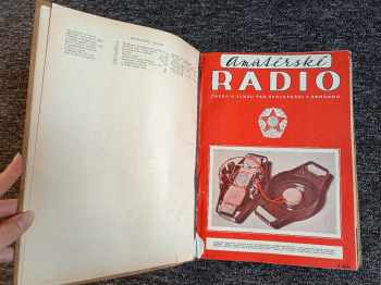 František Smolík: Amatérské radio 1958 - ročník VII. - SVÁZANÉ DO JEDNOHO SVAZKU -  NEKOMPLETNÍ - CHYBÍ ČÍSLA 7 A 12