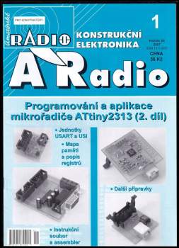 Amatérské Radio pro konstruktéry - A Radio - ročník XII. - čísla 1 - 3