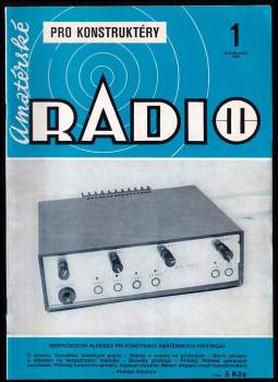 Amatérské Radio pro konstruktéry - ročník XXXV. - čísla 1 - 6  - KOMPLETNÍ ROČNÍK