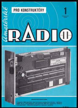 Amatérské Radio pro konstruktéry - ročník XXXVII. - čísla 1 - 6  - KOMPLETNÍ ROČNÍK
