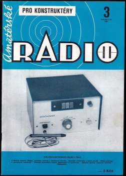Amatérské Radio - Ročník XXX- Číslo 3