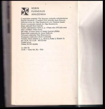 Robin Furneaux: Amazonka