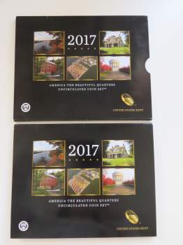 America The Beautiful Quarters Uncirculated Coin Set 2017