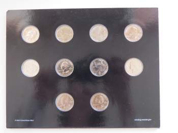 America The Beautiful Quarters Uncirculated Coin Set 2017