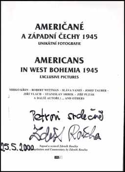 Zdeněk Roučka: Američané a západní Čechy 1945