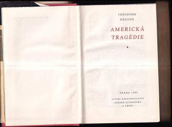 Theodore Dreiser: Americká tragédie