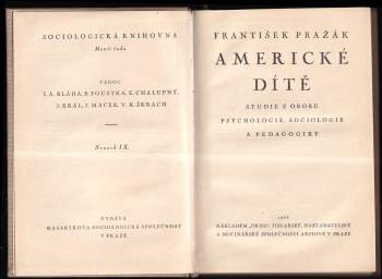 František Pražák: Americké dítě