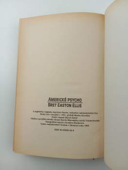 Bret Easton Ellis: Americké psycho