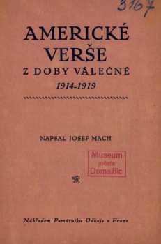 Americké verše z doby válečné 1914-1919