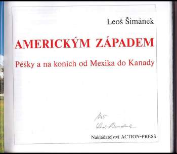 Leoš Šimánek: Americkým západem