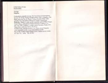 Stefan Zweig: Amerigo ; Magellan