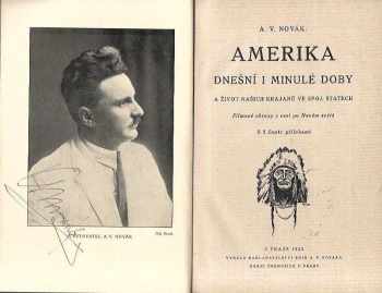 Václav Archibald Novák: Amerika dnešní i minulé doby a život našich krajanů ve Spojených státech