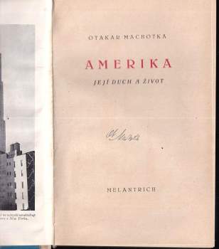Otakar Machotka: Amerika