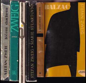 KOMPLET Stefan Zweig 5X Marie Stuartovna + Amok + Balzac + Opojení z proměny + Léčení duchem