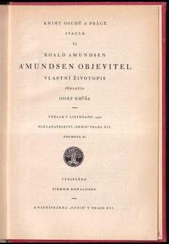 Roald Amundsen: Amundsen objevitel