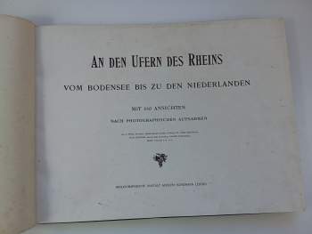 Konstanz von G. Wolf: An den Ufern des Rheins. Vom Bodensee bis zu den Niederlanden. mit 550 Ansichten nach photographischen Aufnahmen.