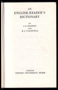 Albert Sydney Hornby: An English reader's dictionary